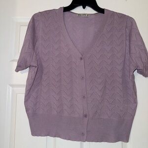 Grace Karin Women's Lavender Cardigan
